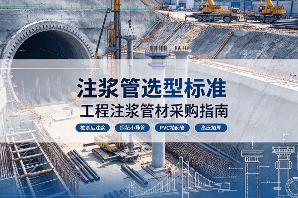 临沭注浆管选型标准