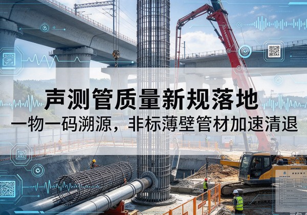 临沭声测管质量新规落地，一物一码溯源，非标薄壁管材加速清退